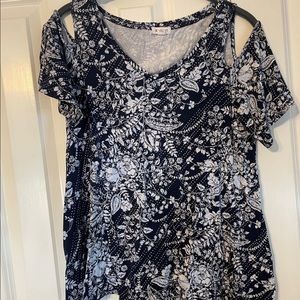 Cold shoulder top